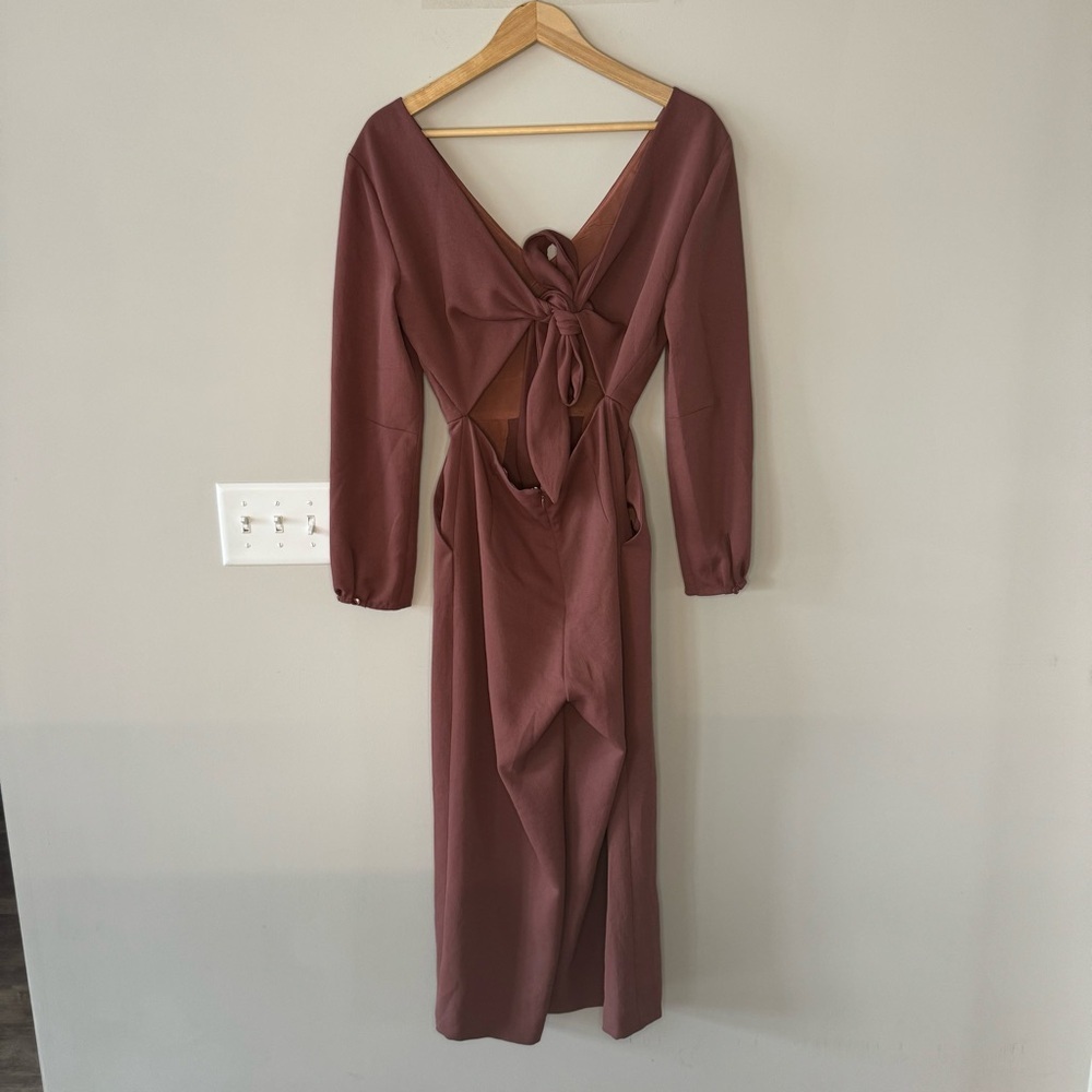 Wilfred Coulement Tie-Back Open Back Jumpsuit Wit… - image 4